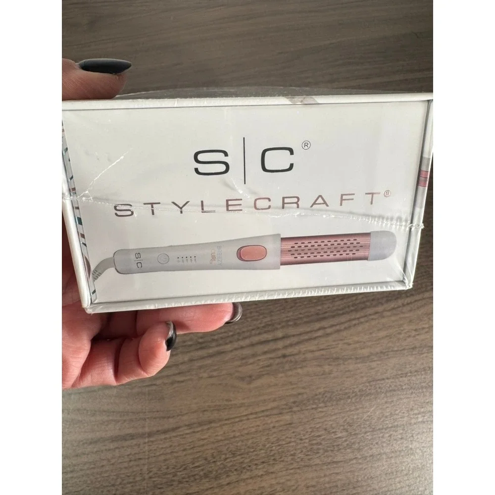 StyleCraft NIB Breezy Curl 2in1 Styler Cool Air Technology Rose Gold‎